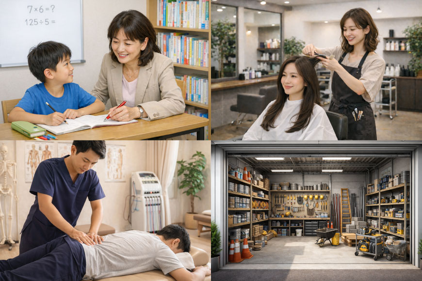 業種別に見たスモールビジネスの代表例