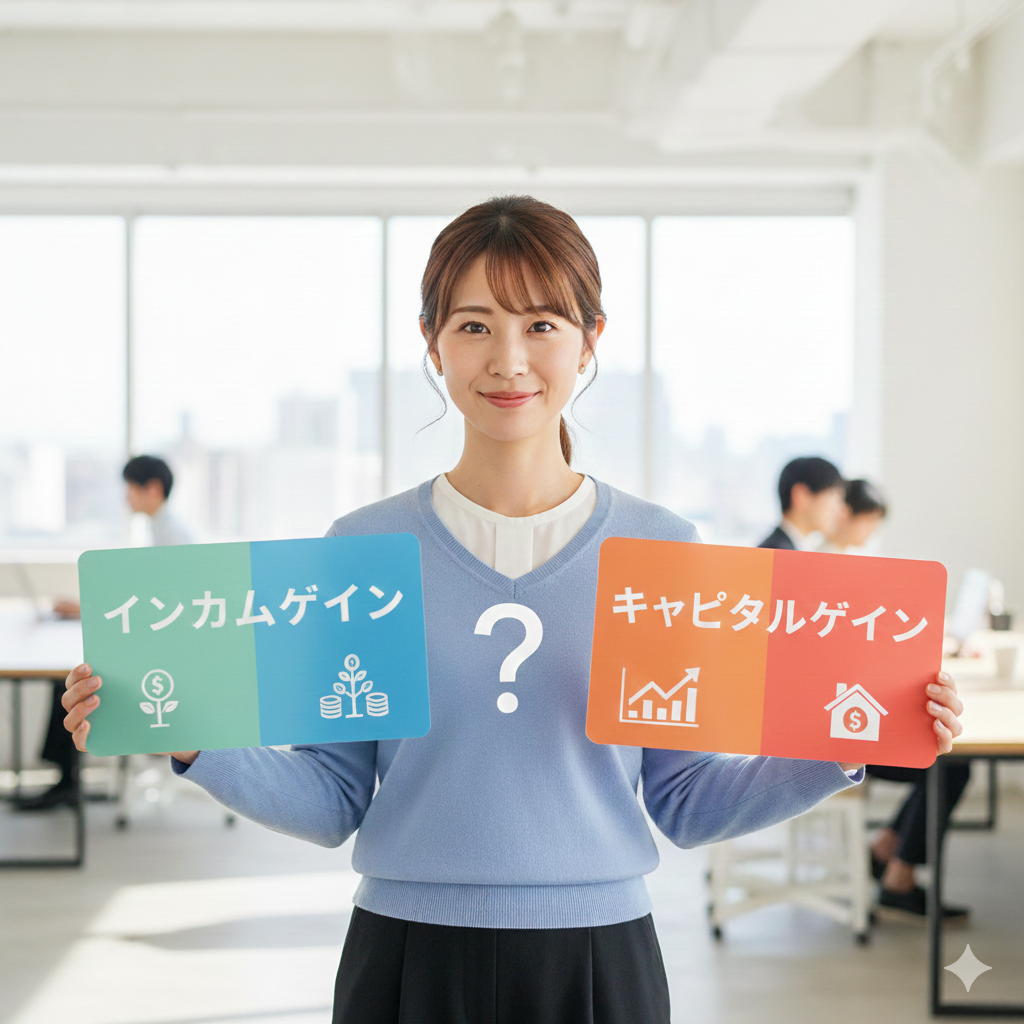 あなたの投資目的はどっち？自分に合った選び方のポイント