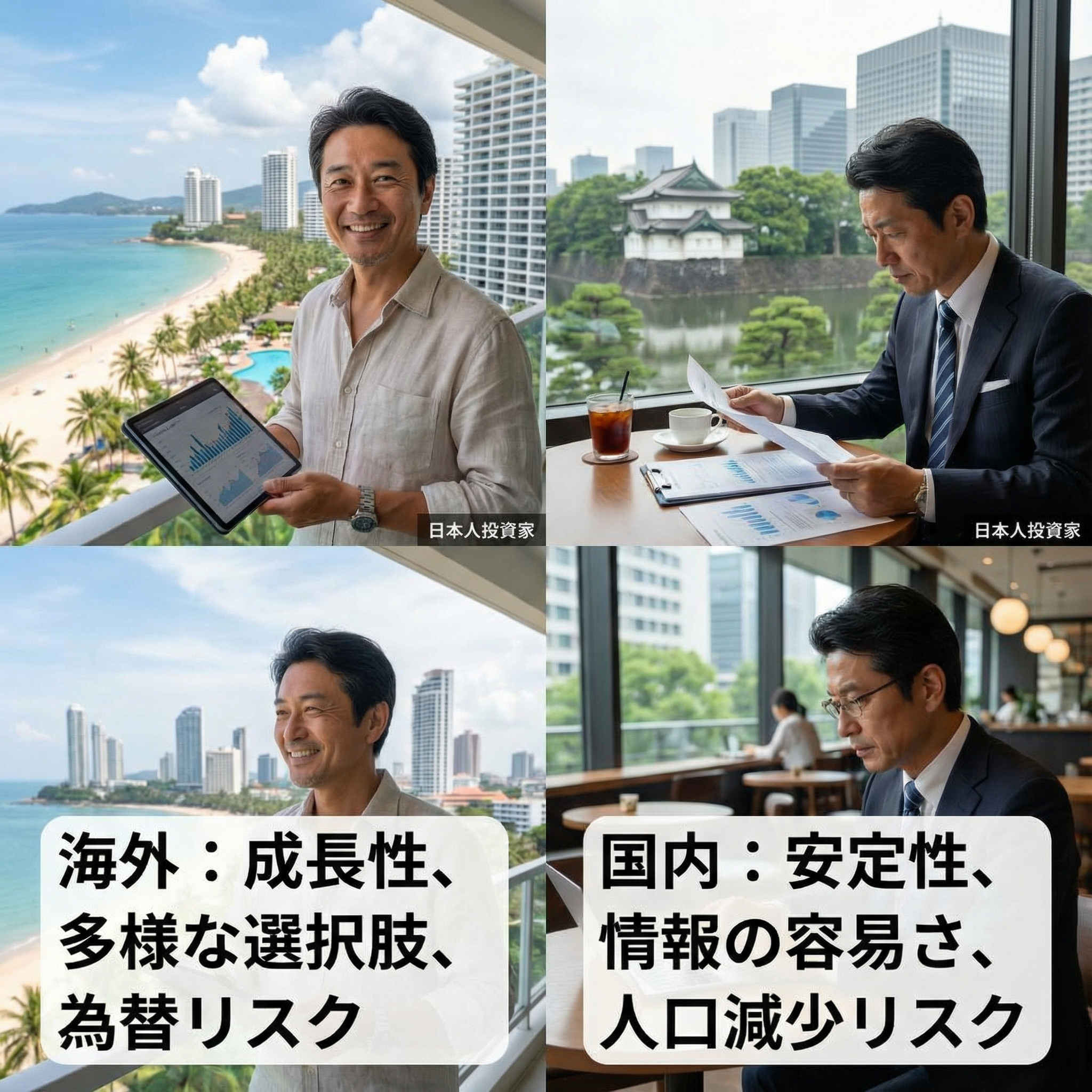 国内の不動産投資にはない高い収益性や資産分散効果が期待できる魅力的な資産運用手段