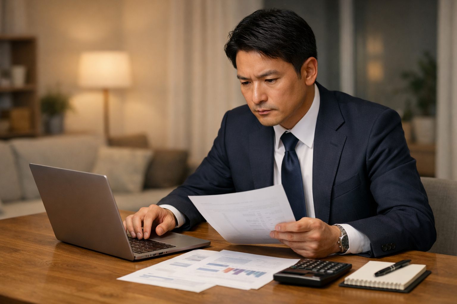 サラリーマンは毎月安定した収入がある