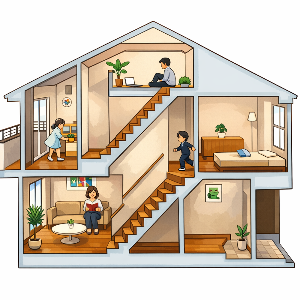 長屋アパートの基本構造