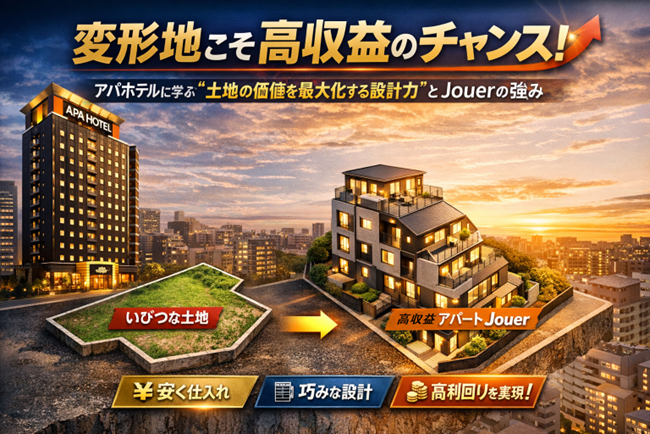 変形地こそ高収益のチャンス