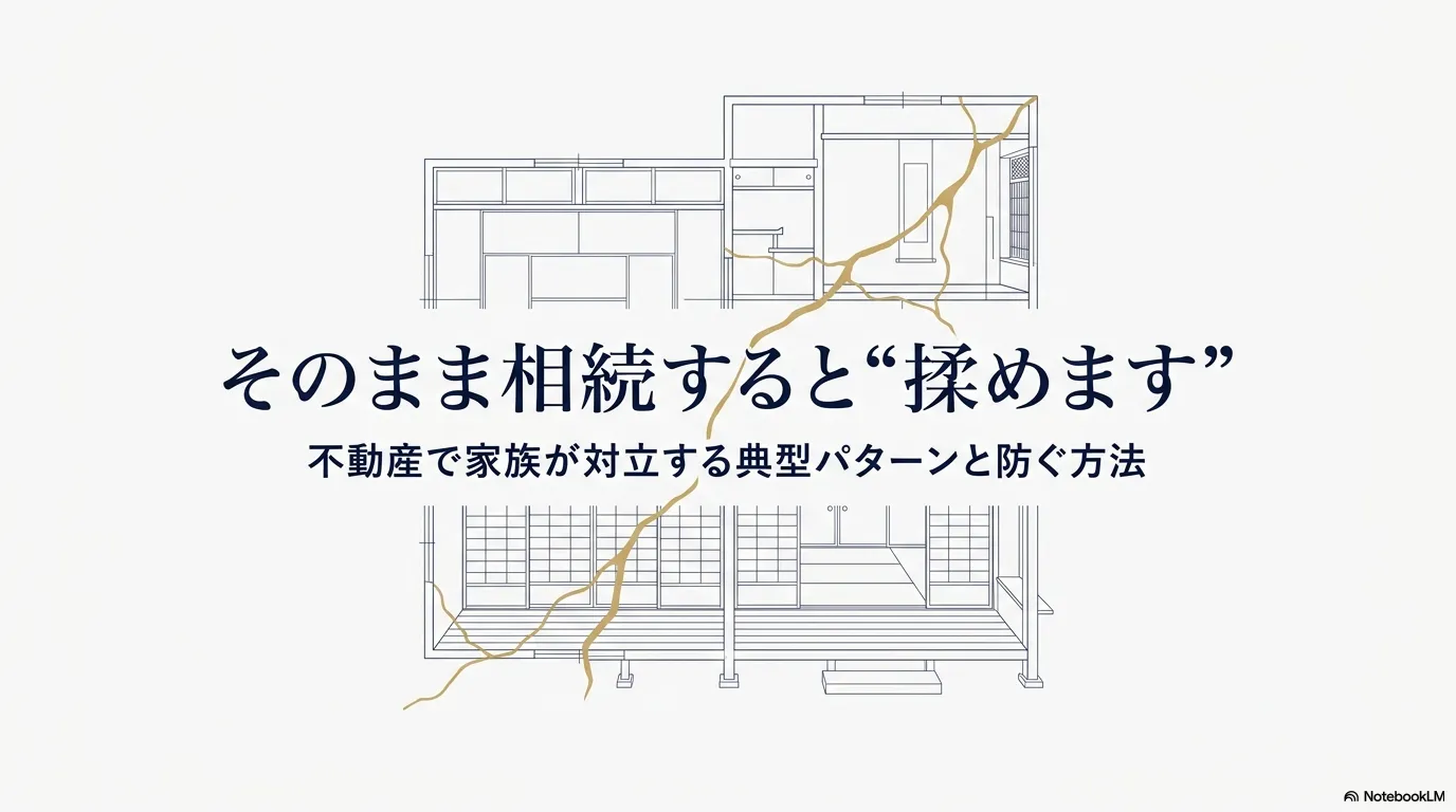 そのまま相続すると揉めます