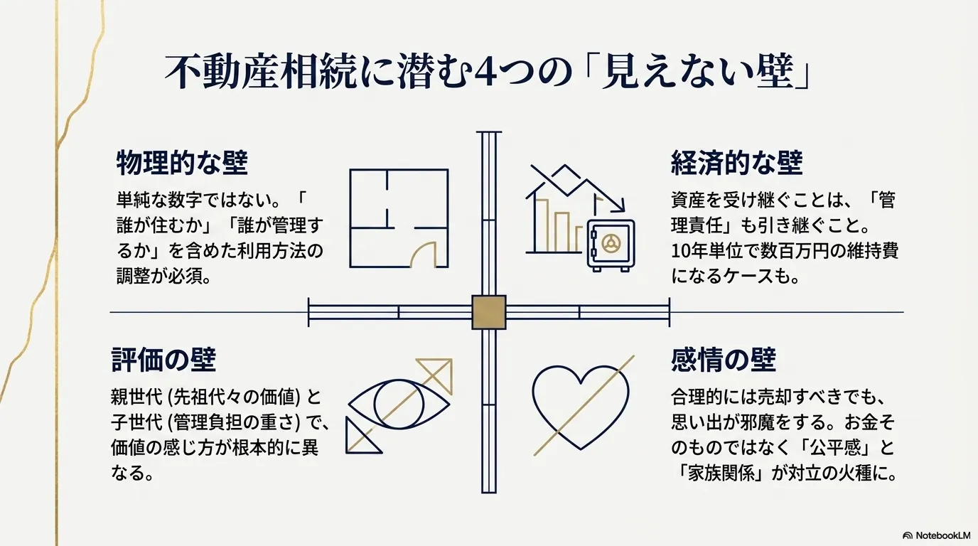 動産相続を難しくする要因